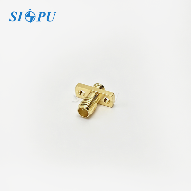 SSMA Female Connector 2-Hole Flange